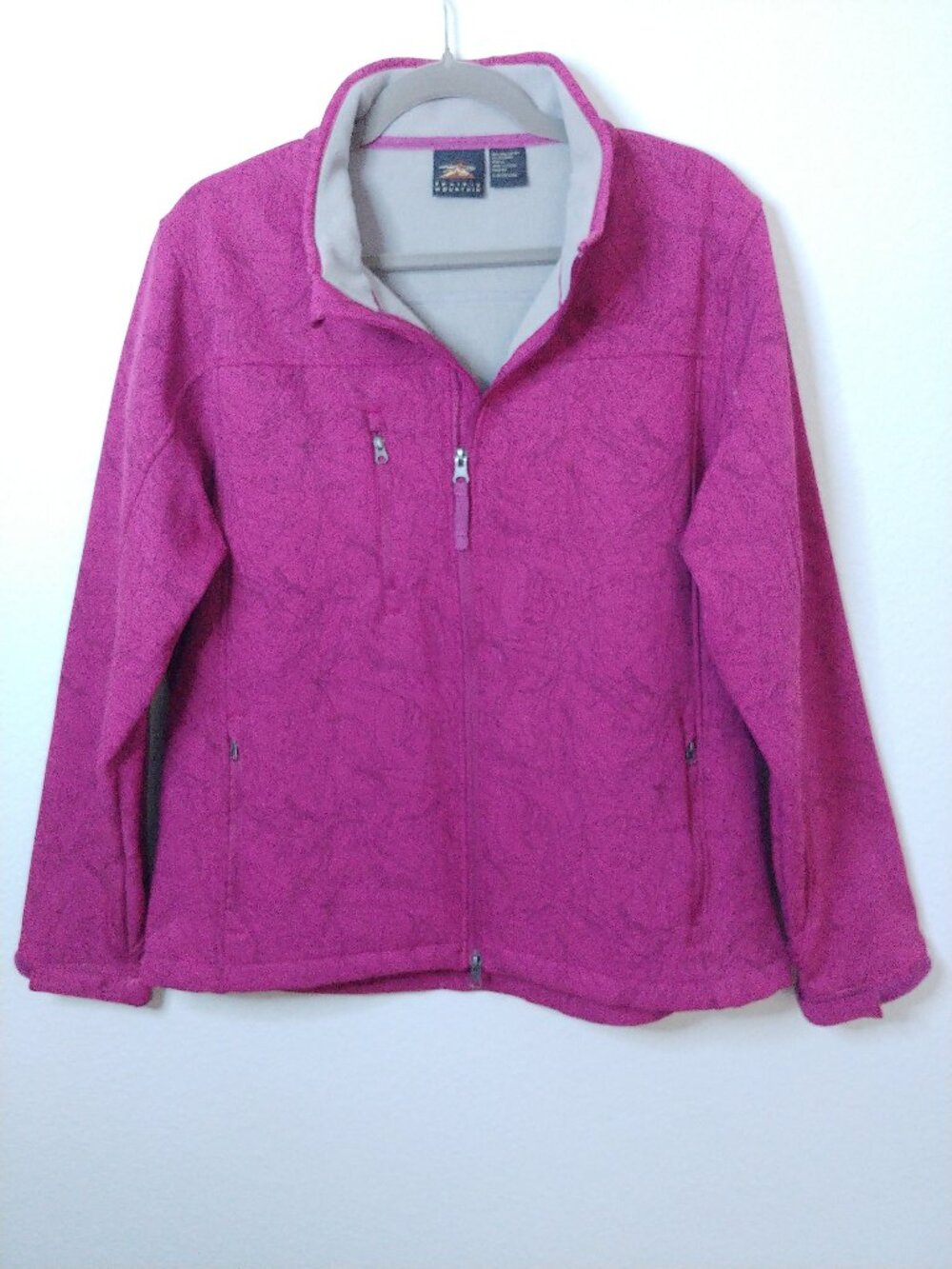 Prairie Mountain Pink Patterned Fleece Lined Jacket